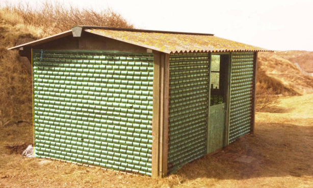 Ultimate Dutch design: the beer bottle house