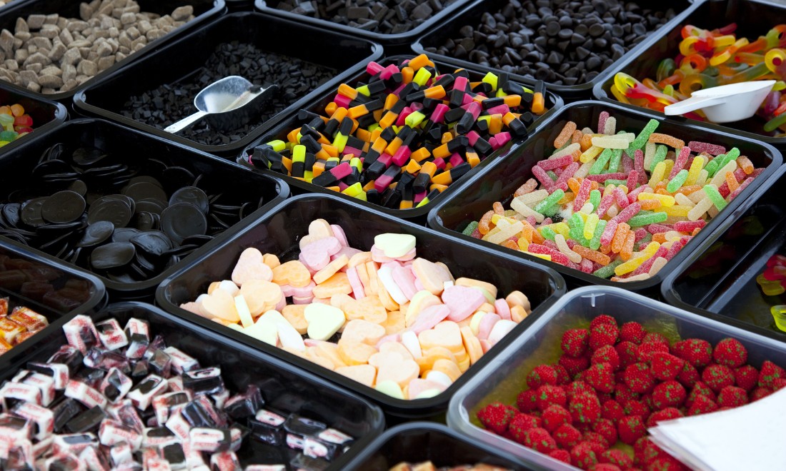 Four typical Dutch sweets