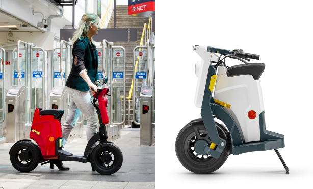 Dutch designers launch world’s first foldable electric scooter