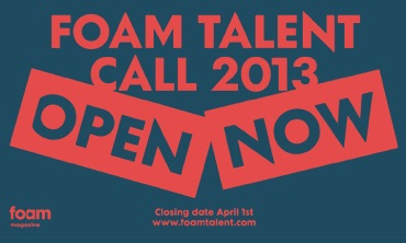 Foam Magazine Photography Talent Call 2013