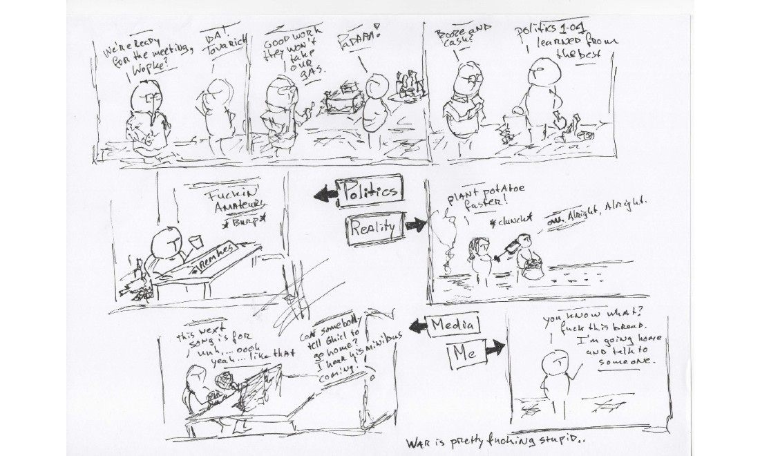 War: It's all about growing potatoes