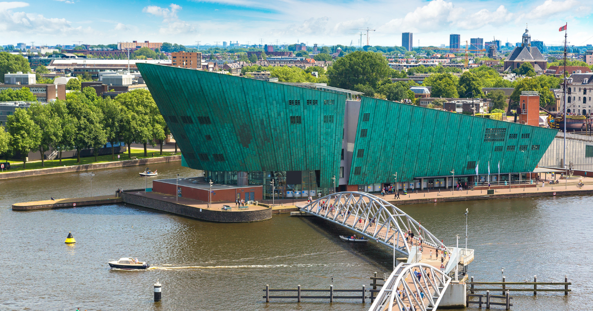 NEMO Science Museum unveils highest rooftop garden in Amsterdam