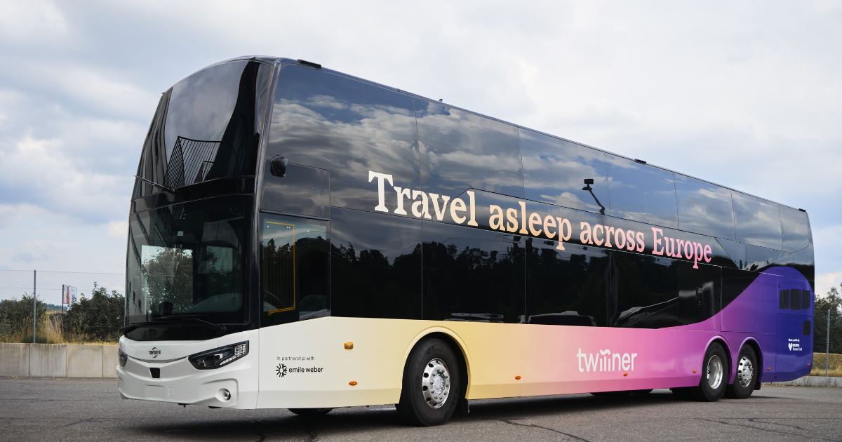 Twiliner launches luxury night bus between Amsterdam, Zurich and Barcelona