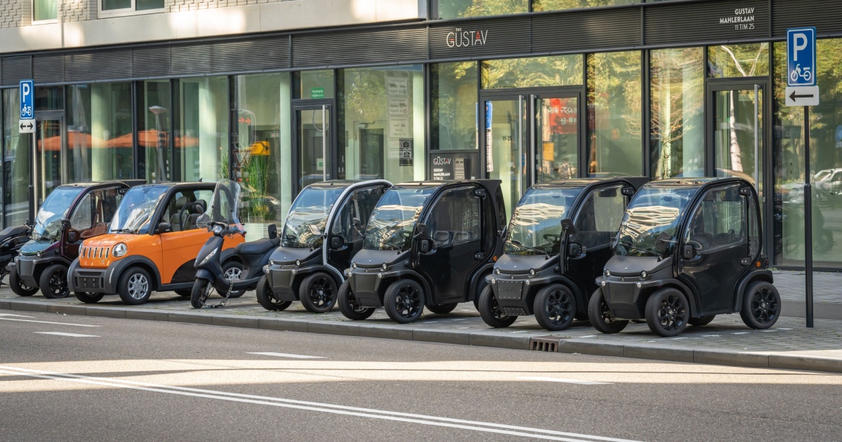 Microcars are becoming more and more popular in the Netherlands
