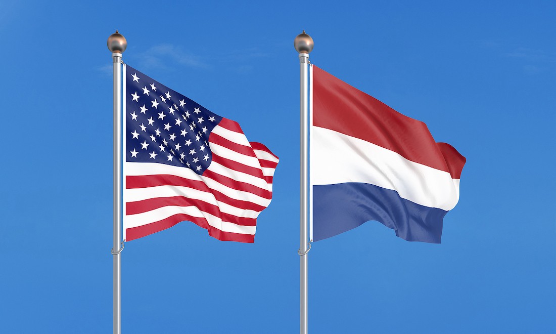 The history between the USA and the Netherlands