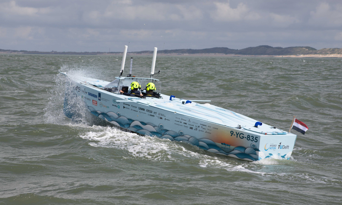 TU Delft students design first hydrogen-powered boat to cross North Sea